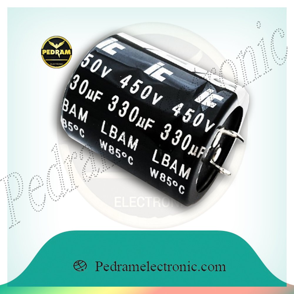 330MF 450V CAP 330MF450VLF 30*45 خازن 330ميكرو 450ولت - پدرام الکترونیک - قیمت ، خرید ، فروش