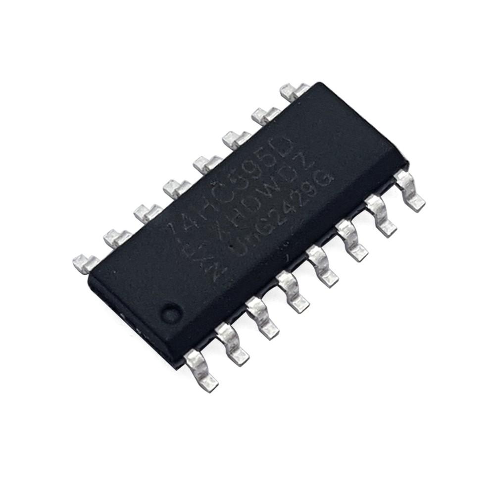 آی‌سی شیفت رجیستر نکسبریا مدل 74HC595D,118 پکیج SO16 رول ۲۵۰۰ عددی