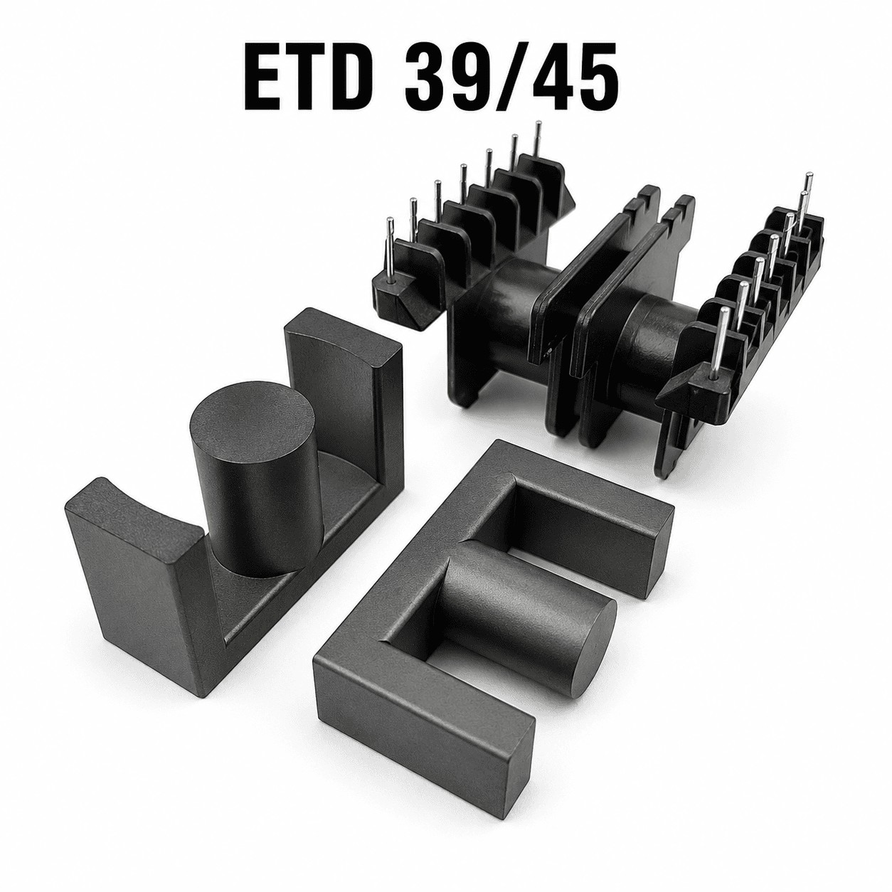 هسته فریت ETD39/45 با قرقره 14 پین