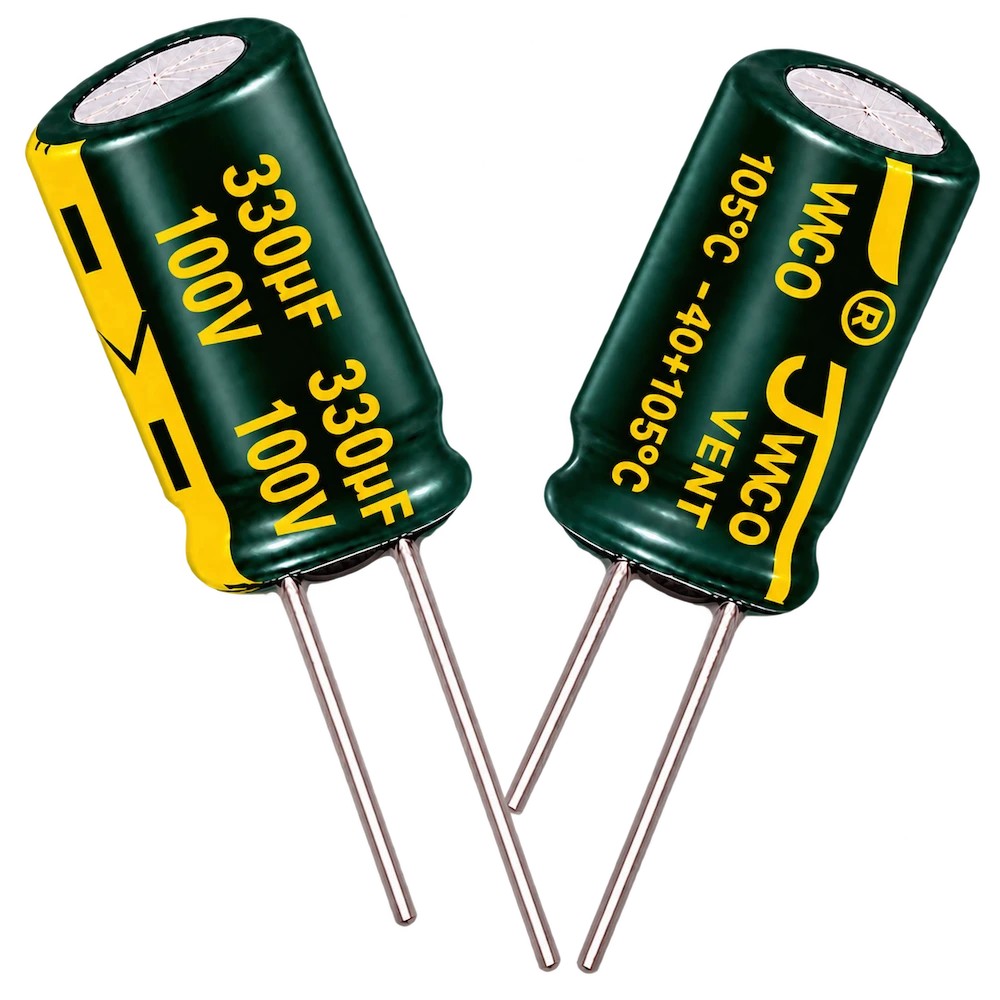 خازن JWCO Green 330µF 100V