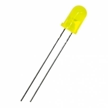 ال ای دی زرد 5mm مات - LED
