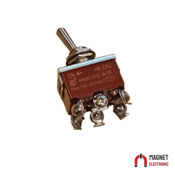 کلید کلنگی KN3(C)- 212 ON_ (ON) Toggle Switch