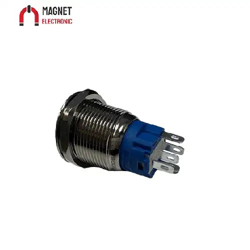 کلیدقرمز LAS3-19F-W11EL/N 19MM-PUSHBUTTON-11966 220V