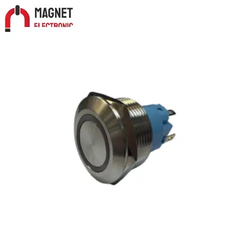 کلید لحظه ای قرمز LAS3-22F-W11EM/S 22MM-PUSHBUTTON-3781
