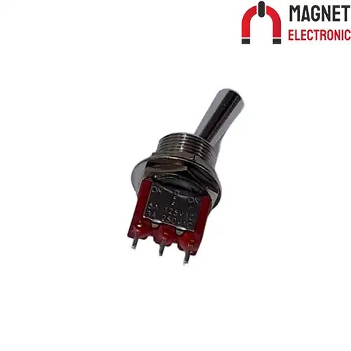 کلید کلنگی MTS-103-L1 RED ON-OFF-ON TOGGLE SWITCH