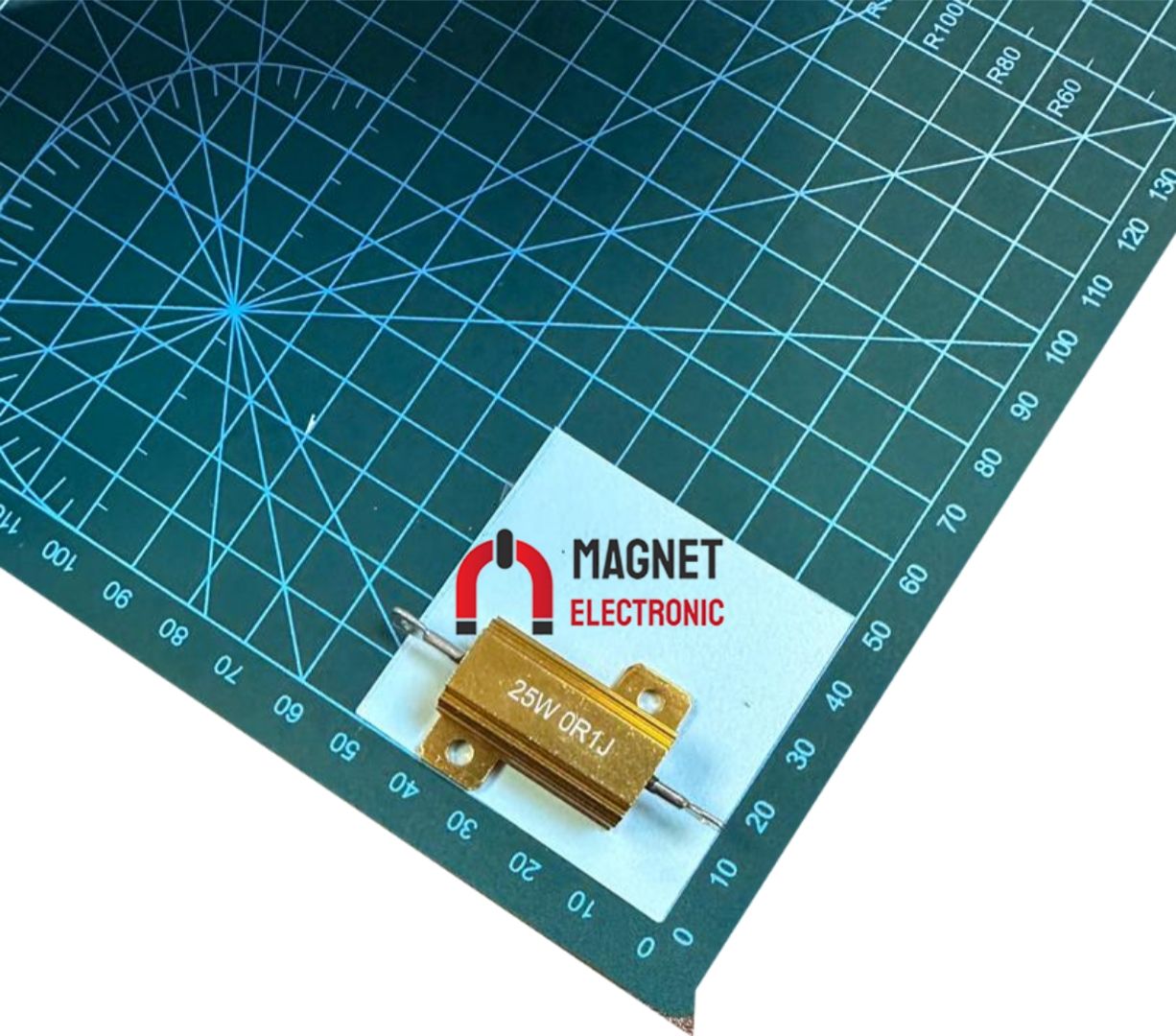 مقاومت فلزی 0.1R 25W