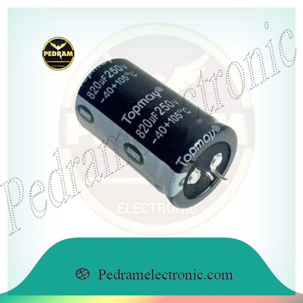خازن 820MF 250V - پدرام الکترونیک - قیمت ، خرید ، فروش