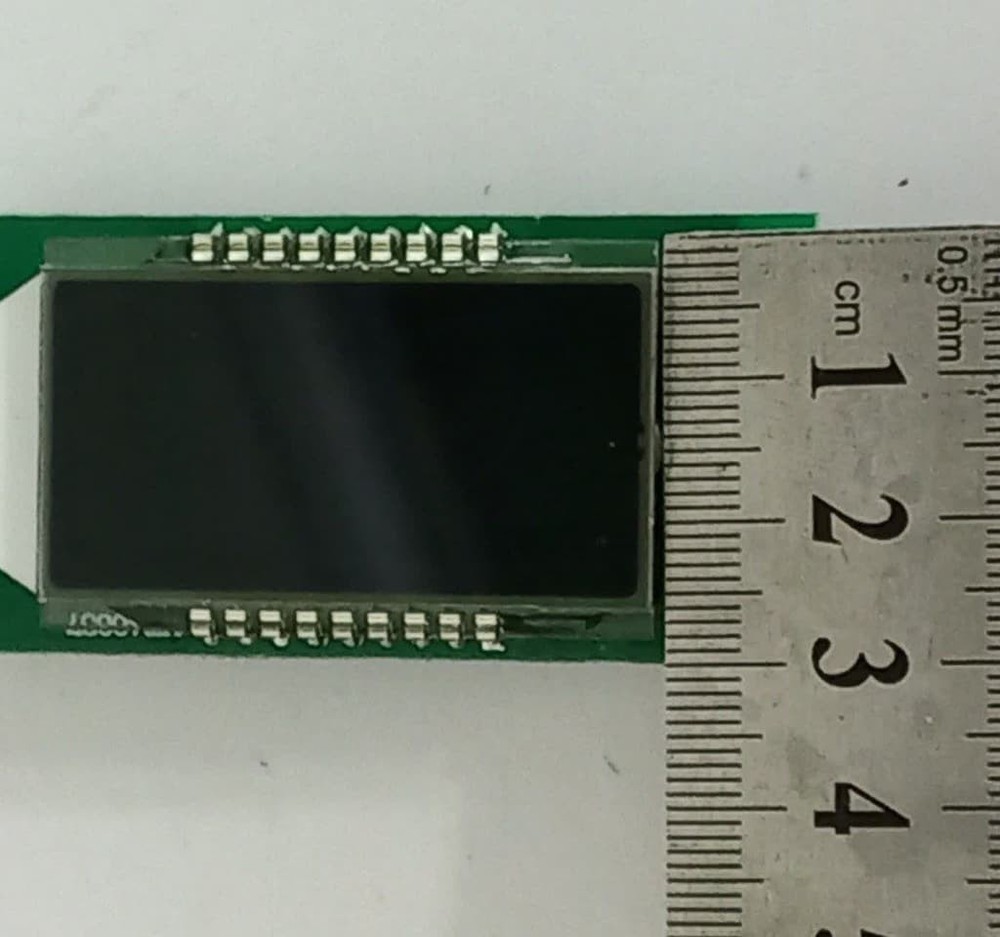LCD کاراکتری آبی بکلایت دار