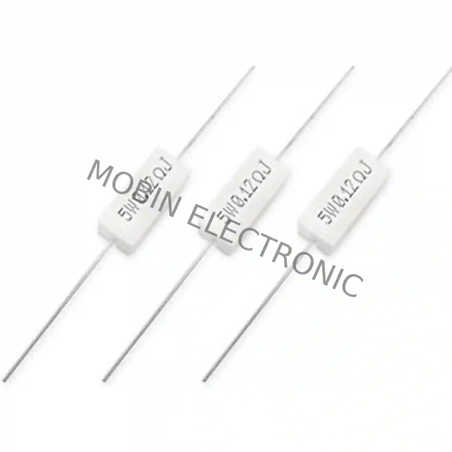 مقاومت اجری ۰/۱۲ اهم ۵ وات 0.12R 5W cement