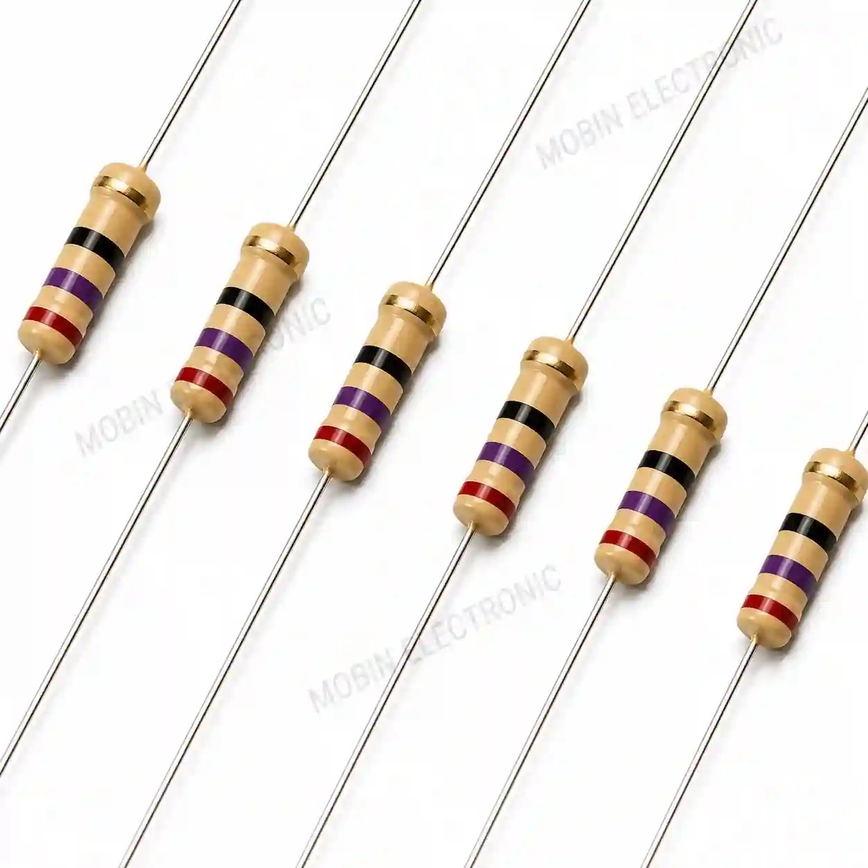 مقاومت ۱ وات ۲۷ اهم ۵ درصد 27R 1W 5%