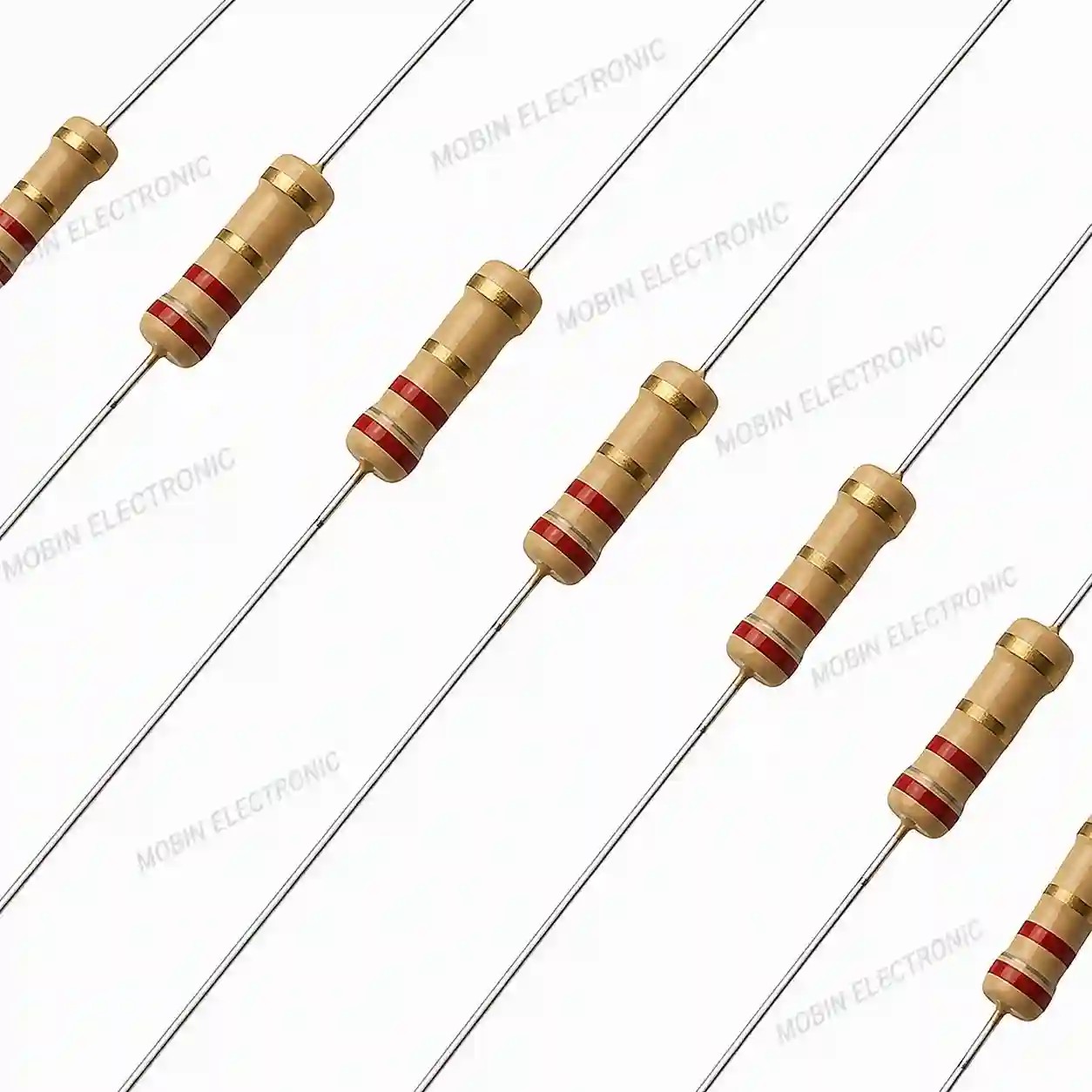 مقاومت ۱ وات ۲/۲ اهم ۵ درصد 2.2R 1W 5%
