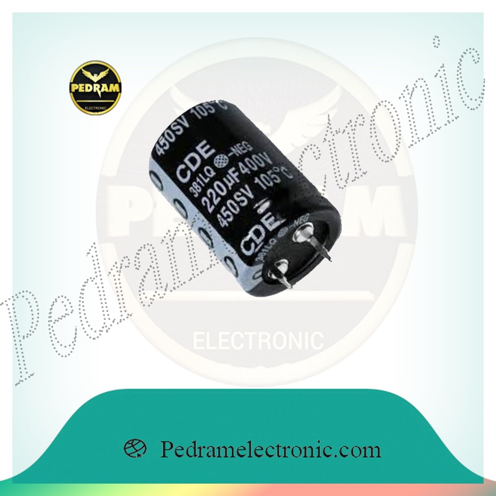 خازن 220MF 400V - پدرام الکترونیک - قیمت ، خرید ، فروش