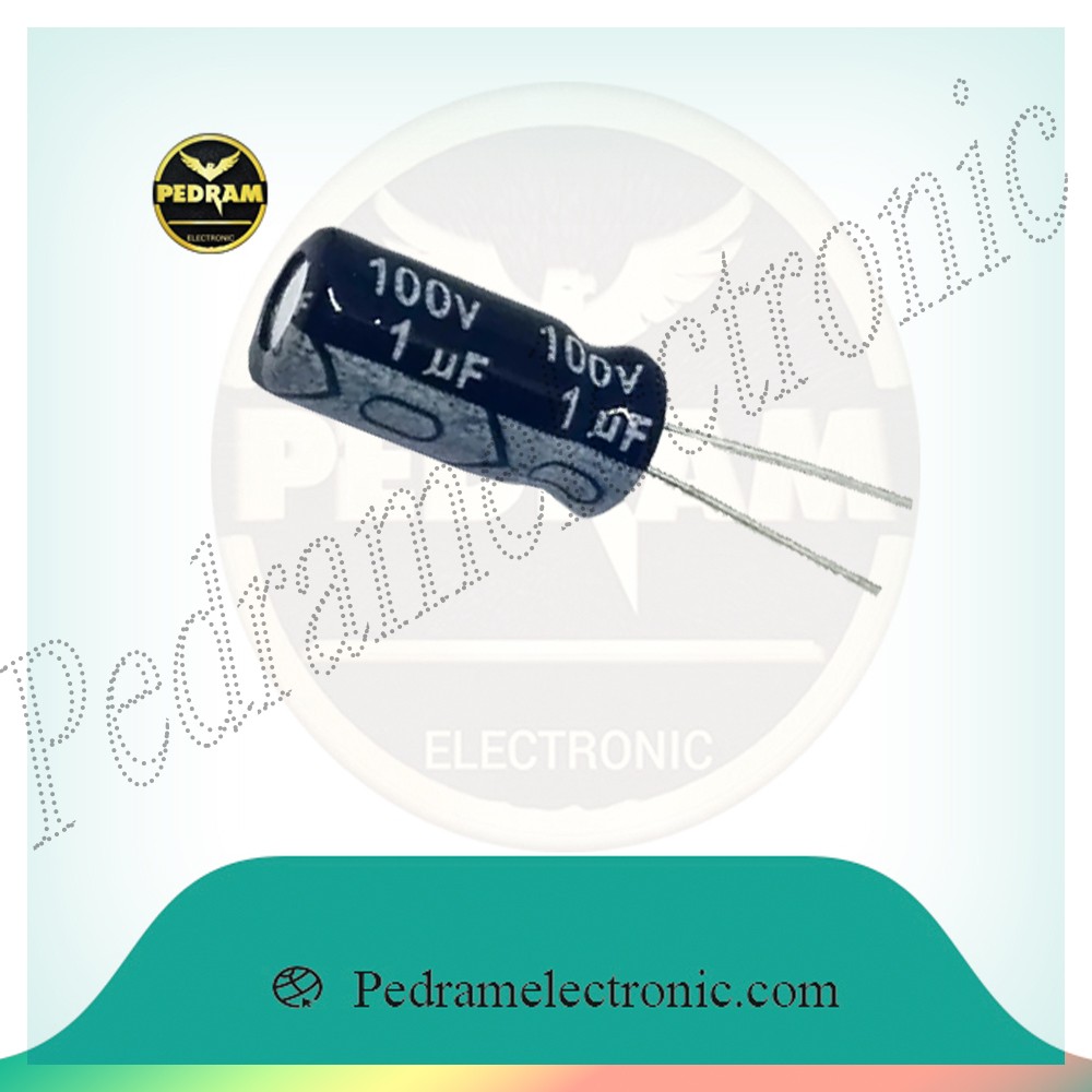 خازن 1MF 100V - پدرام الکترونیک - قیمت ، خرید ، فروش
