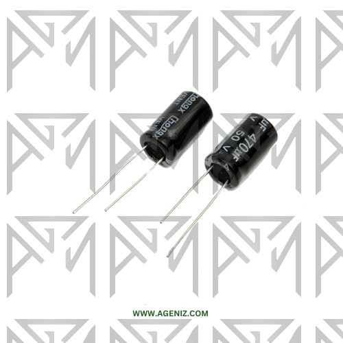 خازن 470uF 50V