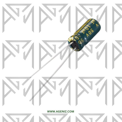 خازن 10uF 50V