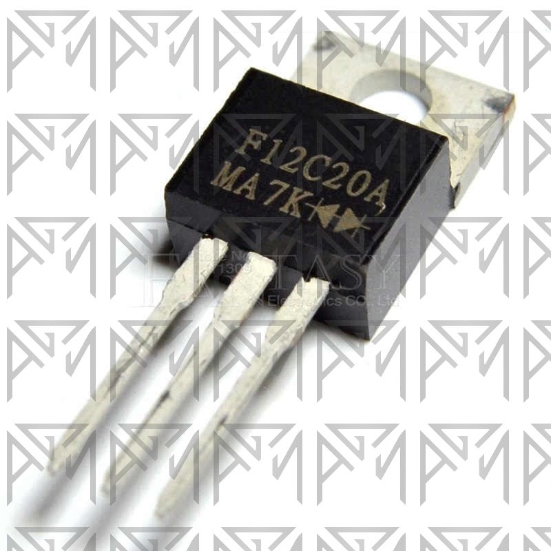 دیود سریع F12C20A 200V 12A TO-220