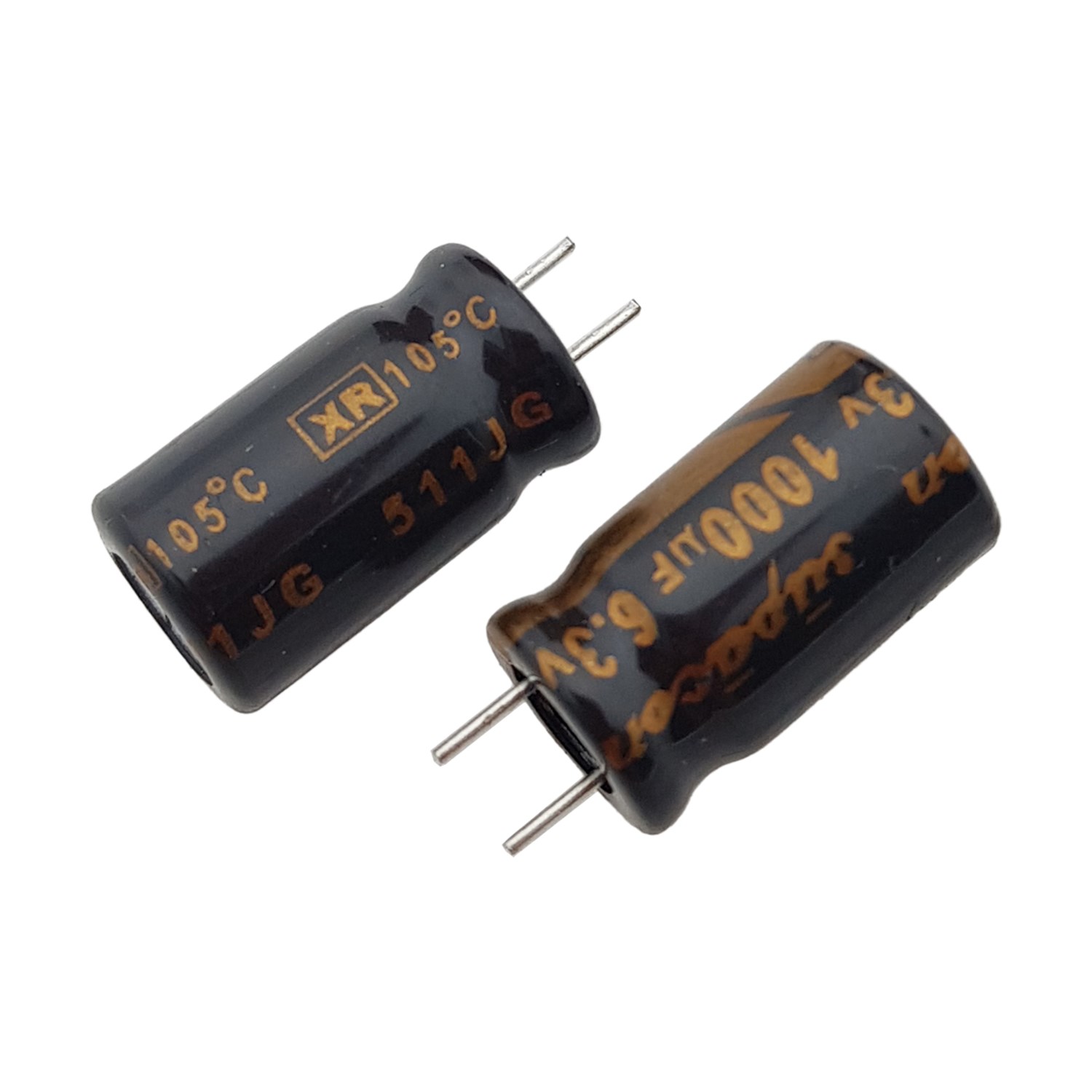 خازن الکترولیت SUPACON 8x14 1000uF-6.3V پایه کوتاه