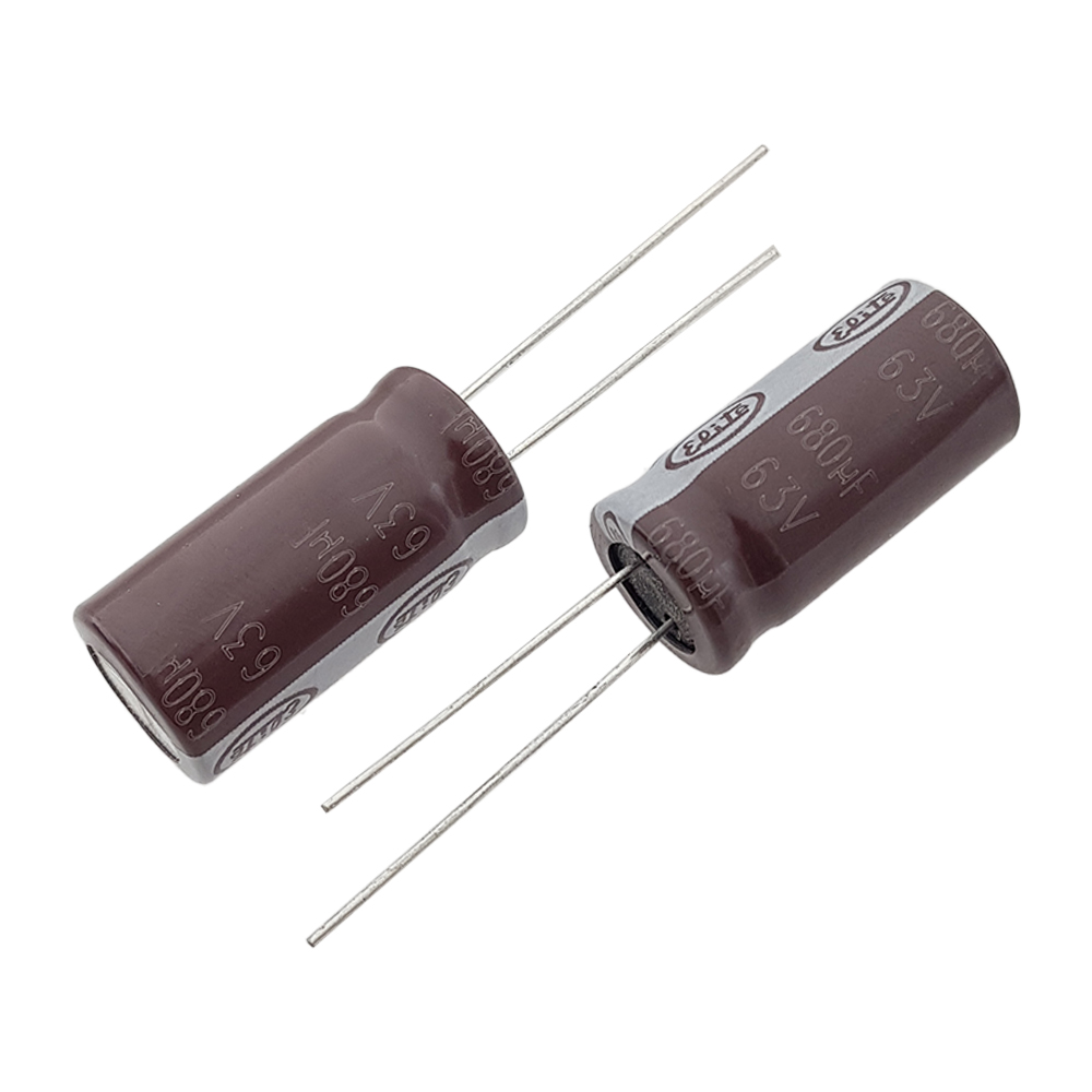 خازن الکترولیت ELITE 12.5x25 680uF-63V