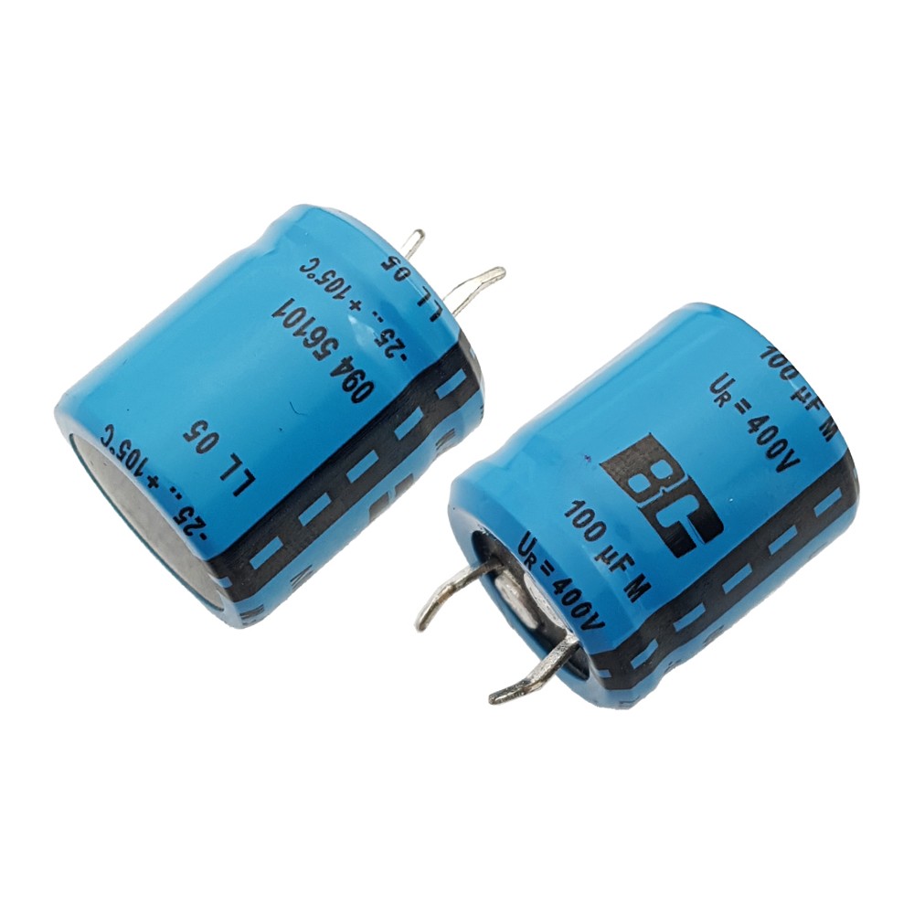 خازن الکترولیت VISHAY 22x25 100uF-400V