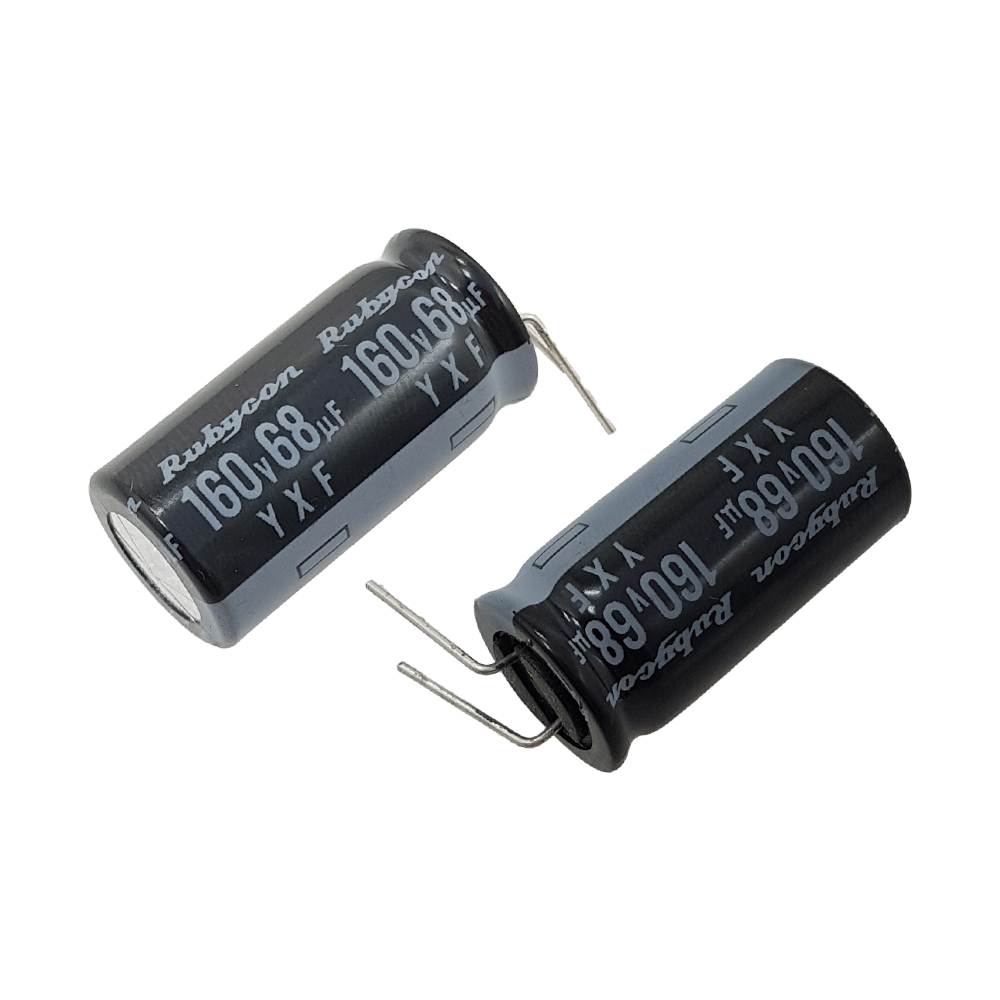 خازن الکترولیت RUBYCON 12.5x25 68uF-160V