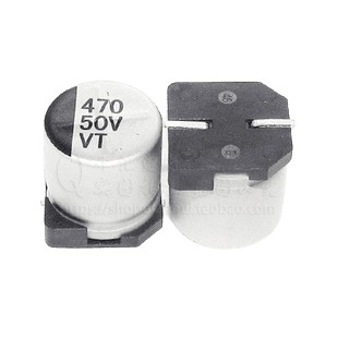 خازن الکترولیت CAP ELEC 470UF 50V 12.5*13.5MM SMD