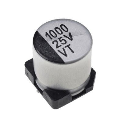 خازن الکترولیت CAP ELEC 1000UF 25V 12.5*13.5MM SMD