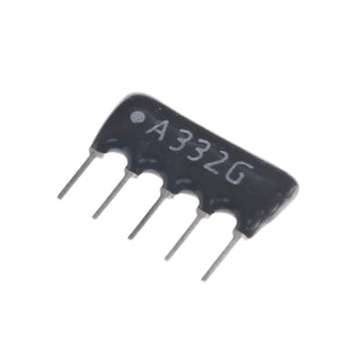 ARRAY 3.3K 5PIN DIP مقاومت اره ای