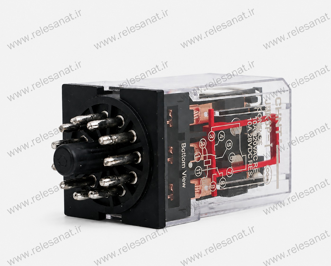 رله امرون 12ولت 10امپر8پایه|Omron MK2P-I-12DC