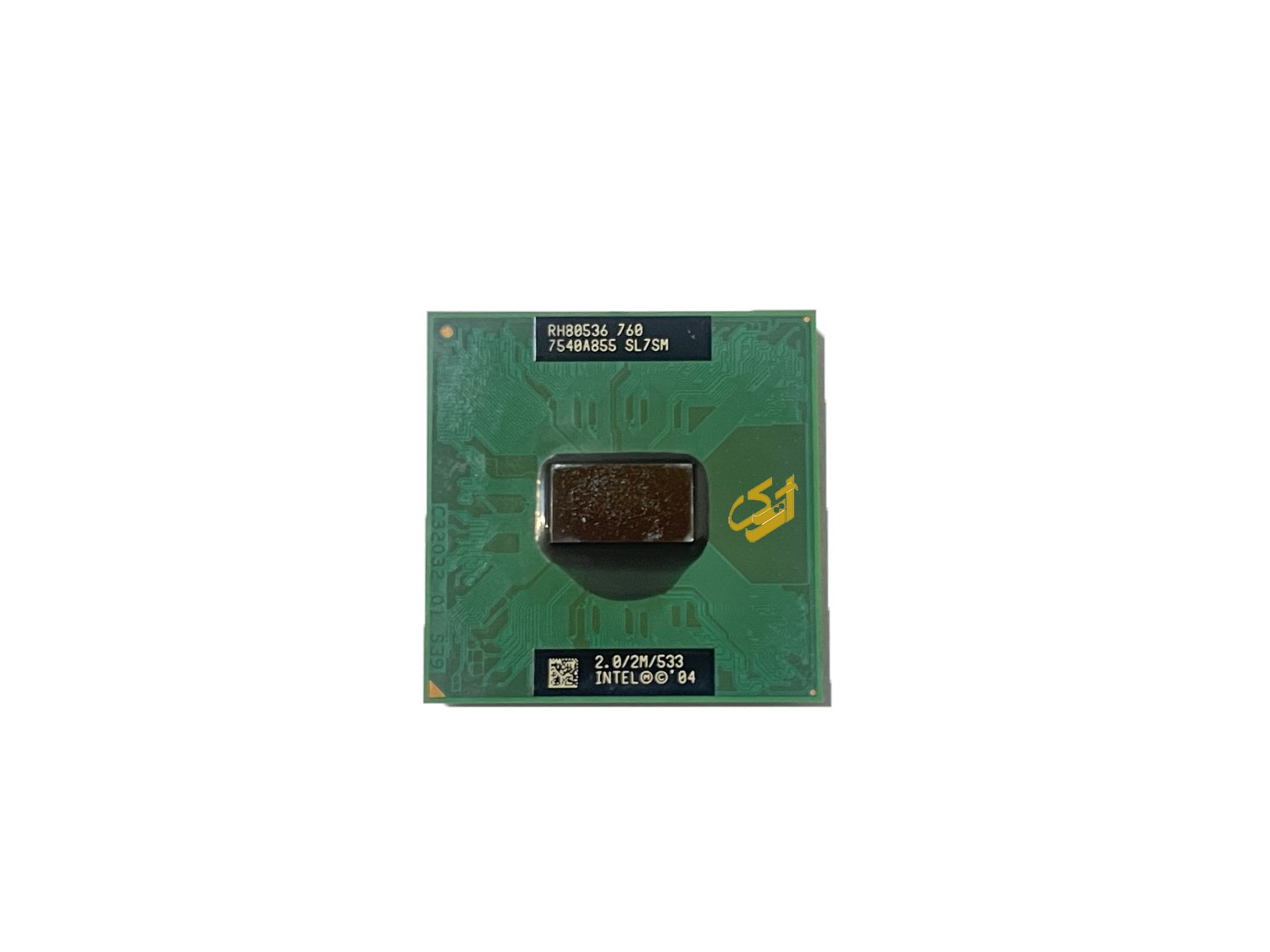 سی پی یو لپ تاپ Intel® SL7SM – 2.00Ghz 533Mhz 2MB RH80536 Pentium M 760