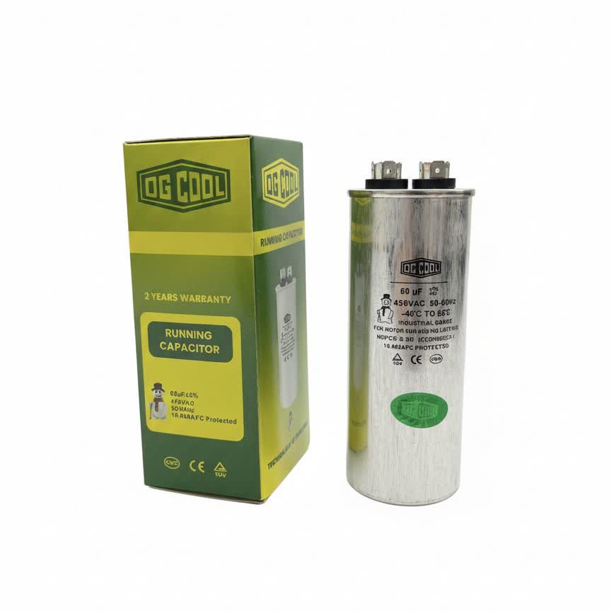 خازن 60uF برند اوجی کول