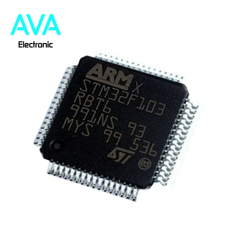 میکروکنترلر STM32F103RBT6 با فرکانس کاری 72 مگاهرتز اورجینال