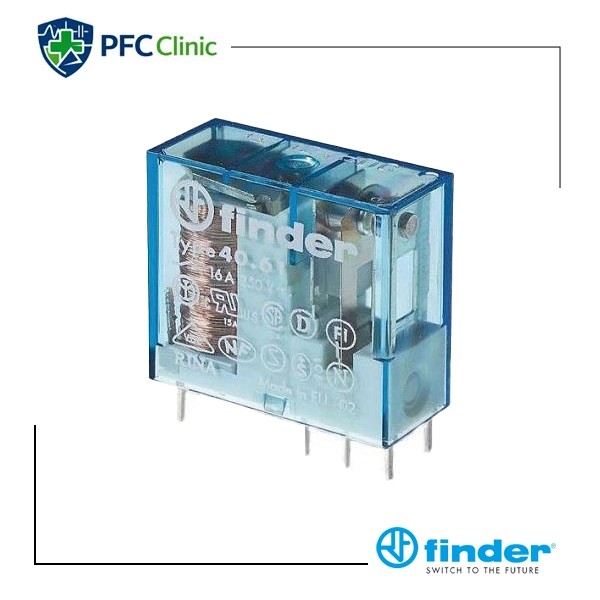 رله دو کنتاکت 12VDC فیندر 16 آمپر