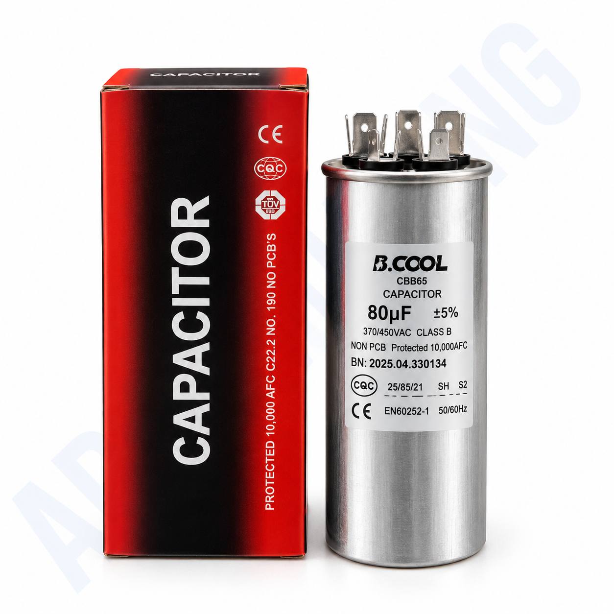 خازن روغنی 80 میکروفاراد BCOOL