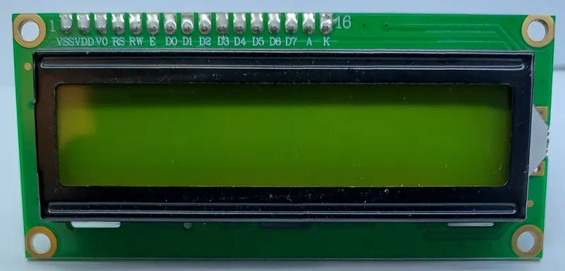 ال سی دی کاراکتری بک لایت سبز مدل LCD 2*16 GREEN dtec