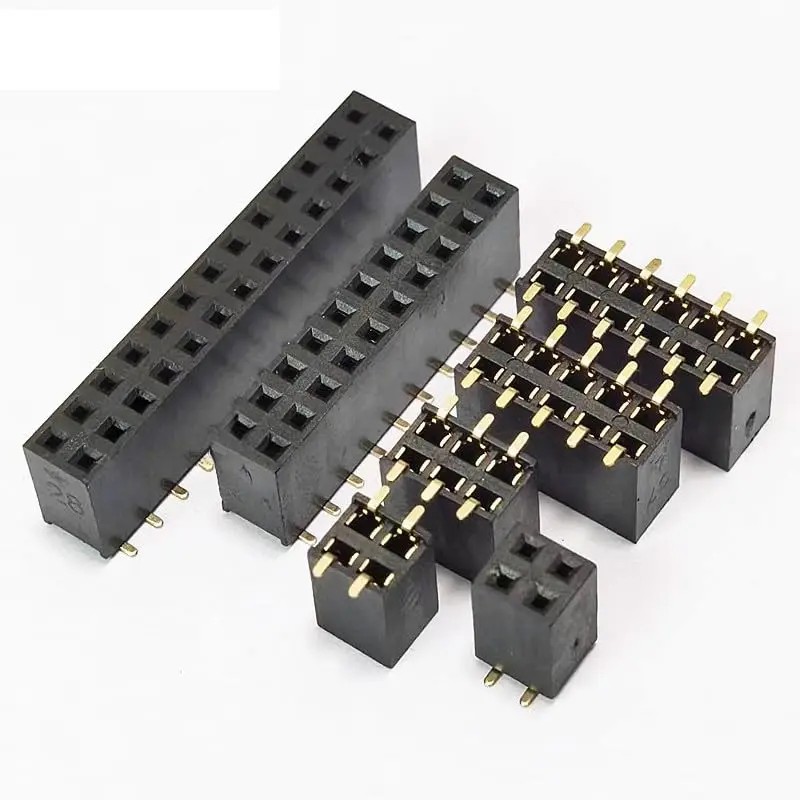 پین هدر ۱۳*۲ مادگی با فاصله ۲٫۵۴ میلیمتر Pin Header Female 2*13 SMD
