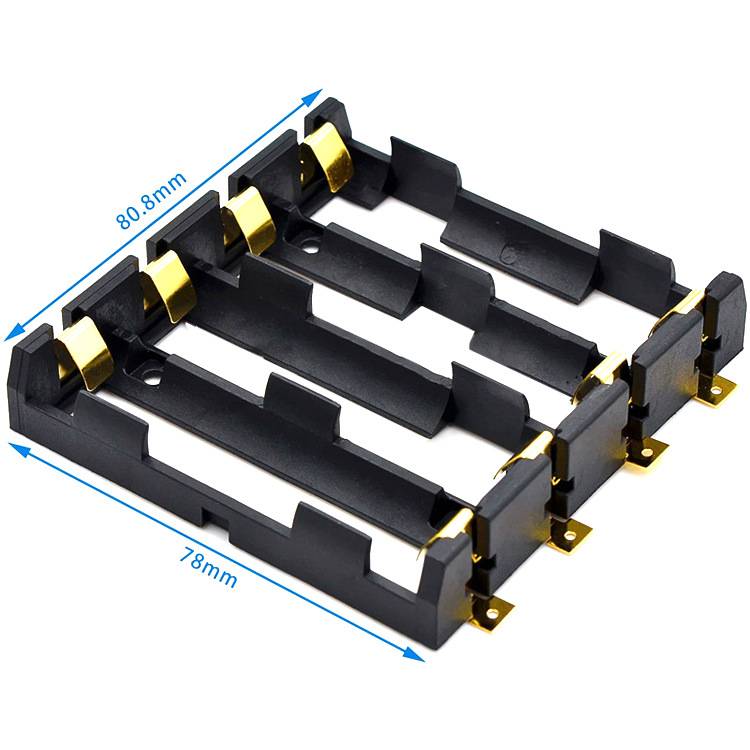 جاباتری چهار تایی SMD باتری های لیتیوم یون 3.7V سایز 18650 کدکالا673