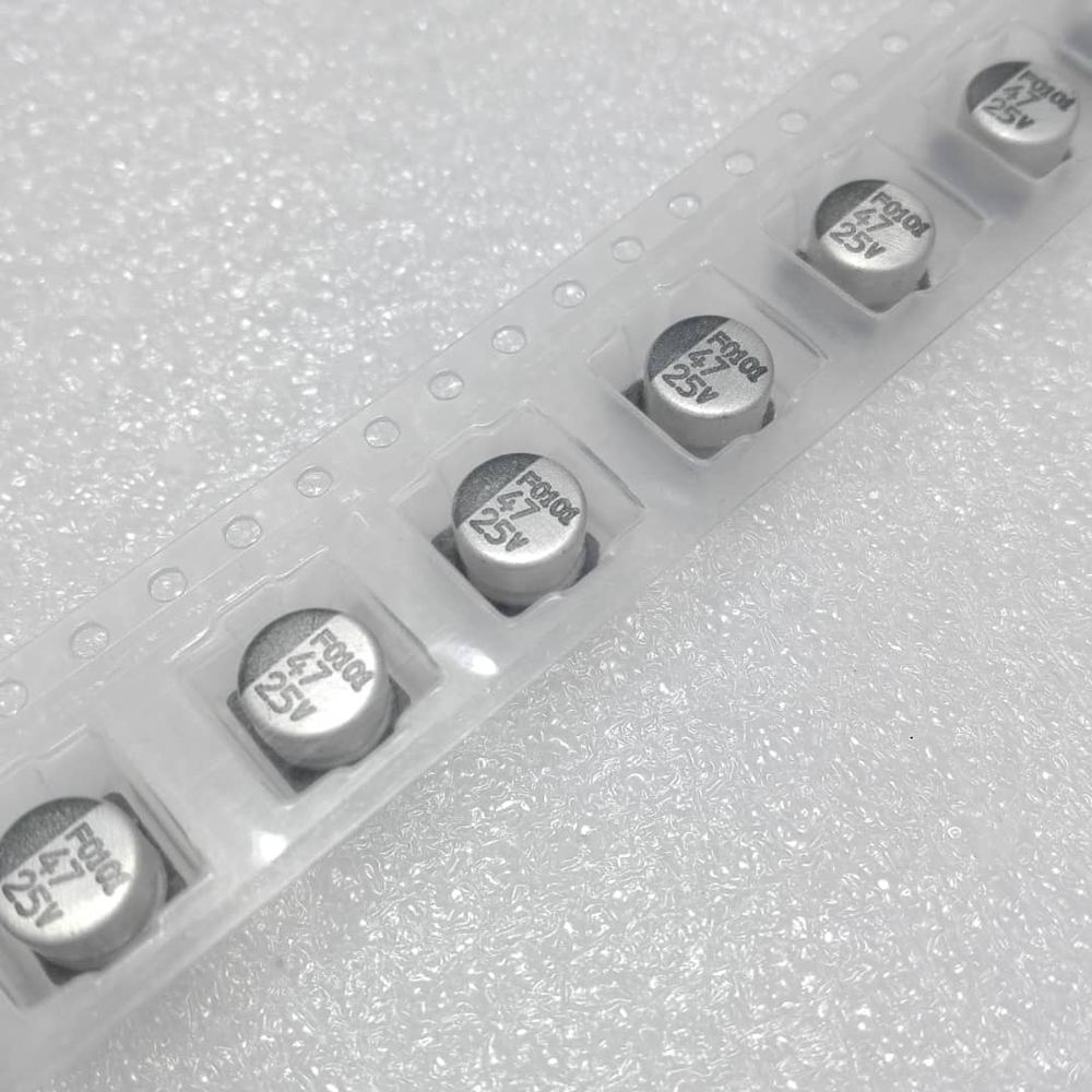 خازن الکترولیت 47uF-25V 85C 6.3*5 SMD SAMWHA