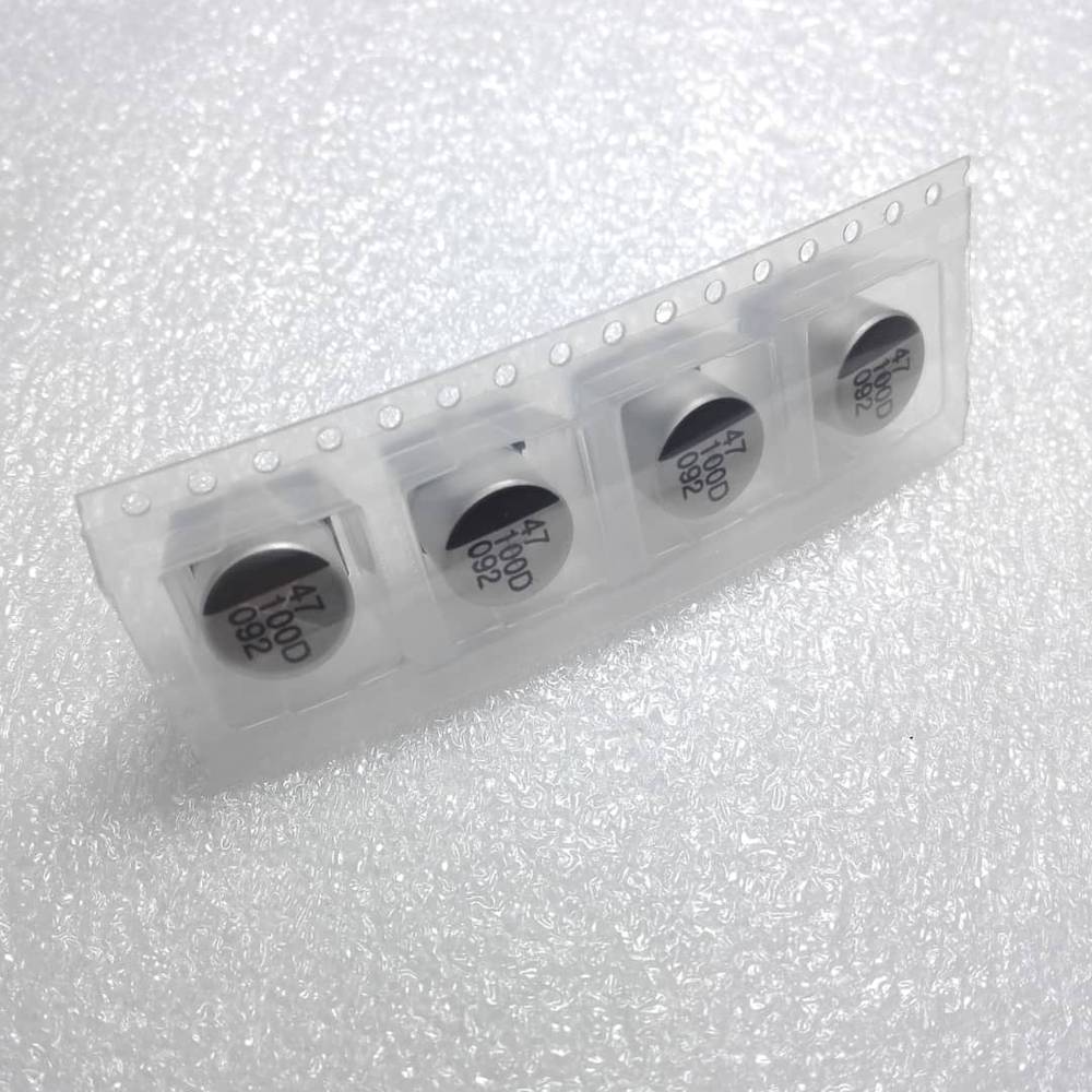 خازن الکترولیت 47uF-100V 105C 10*10.2 SMD