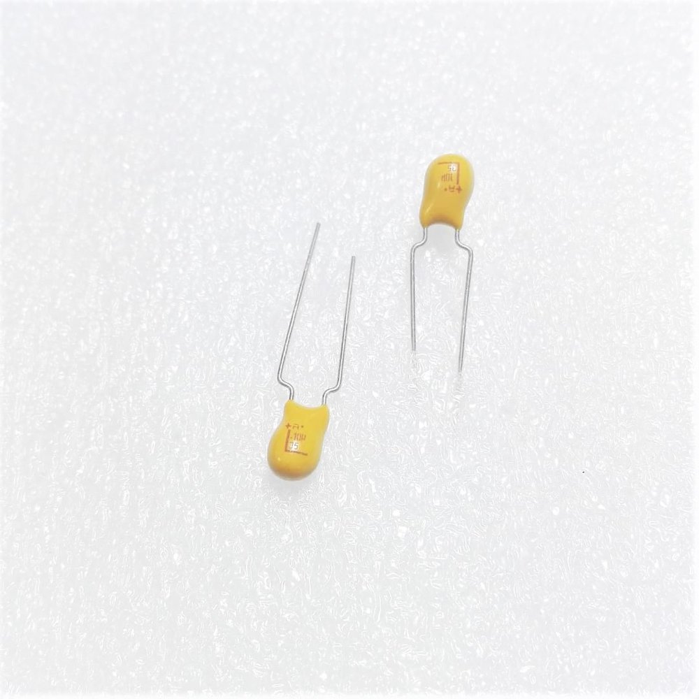 خازن تانتالیوم 10uF-35V TANTALUM 5MM