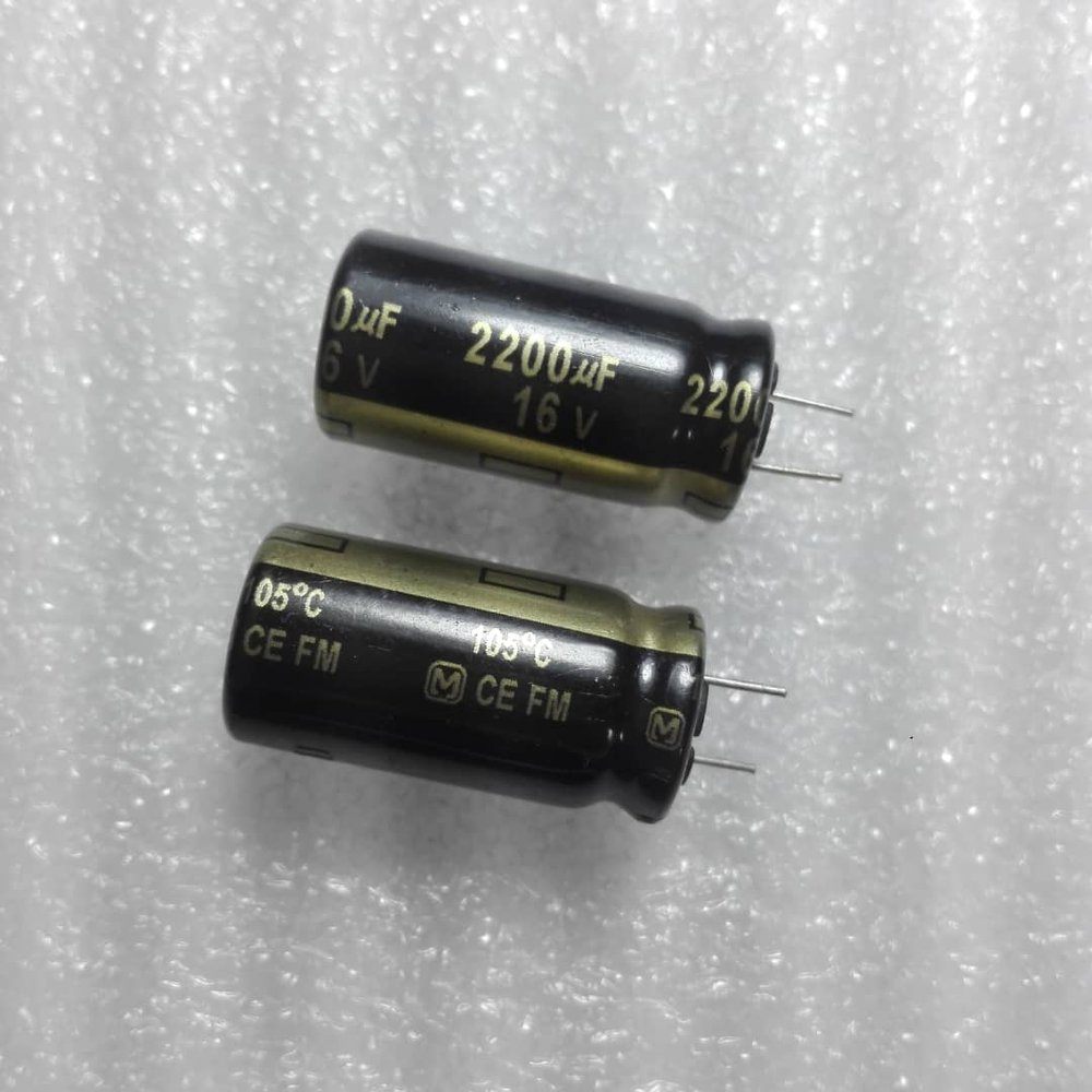 خازن الکترولیت 2200uF-16V 105C 12*25 PANASONIC