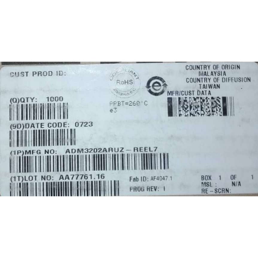 آی سی ADM3202ARUZ 16PIN SMD