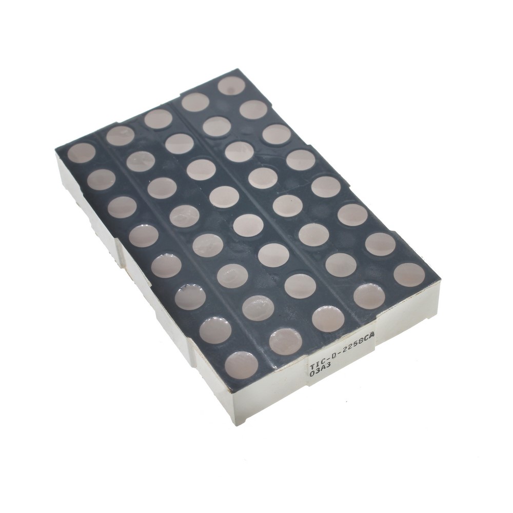 DOT MATRIX 5X8 RED