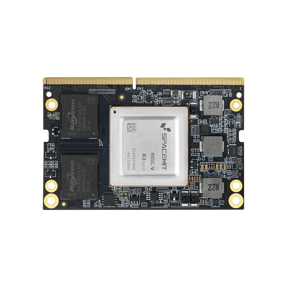ماژول سیستم روی ماژول محاسبات لبه‌ای فایرفلای CORE-K3JD4 با پردازنده RISC-V هشت‌هسته‌ای SpacemiT Key Stone K3 و شتاب‌دهنده هوش مصنوعی 60 TOPS