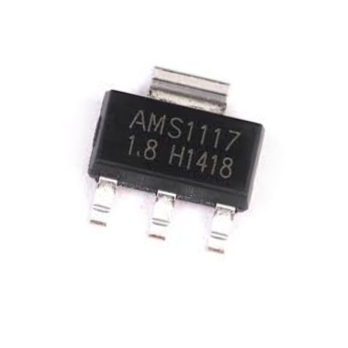 رگولاتور خطی AMS1117-1/8V پکیج SOT-223 اصلی 1.8 ولت