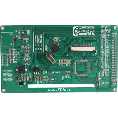 ماژول درایور نمایشگر FT800 تمام رنگی "LCD TFT 4.3