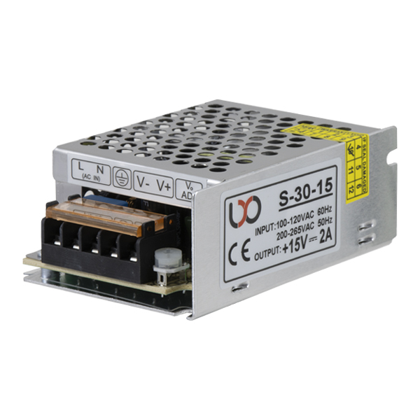 منبع تغذیه سوییچینگ 15 ولت 2 آمپر LXO S-30-15 | فرالیزر