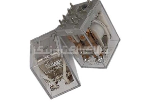 رله ایزومی پایه سوزنی 12 ولت 2 کنتاکت 10 آمپر NHG | JQX-13F-12VDC