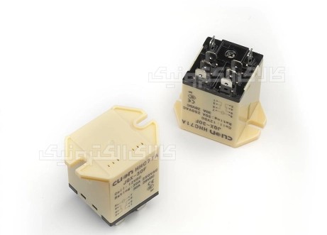 رله قدرت 12 ولت 2 کنتاکت 30 آمپر CLION | HHC71A(JQX-30F)-12VDC