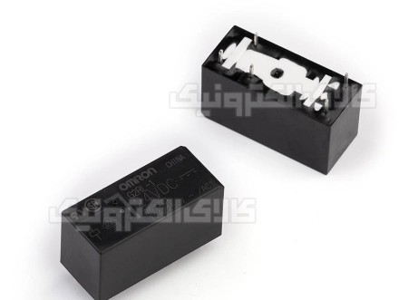رله کتابی مشکی 24 ولت 1 کنتاکت 12 آمپر OMRON | G2RL-1-24VDC
