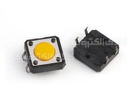 تک سوئیچ 12*12*4.3 - B3F -چهار پین مارک omron